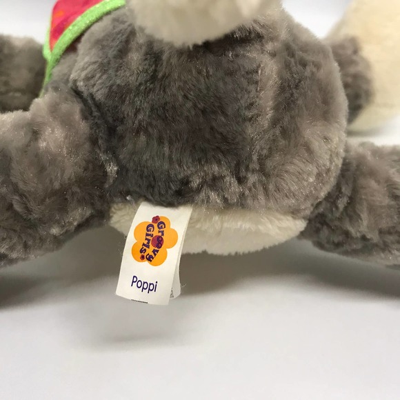 Poppi Puppy Dog Plush Stuffed Soft Toy Gray Blue White Groovy Girls Petrageous - Picture 4 of 10